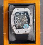 (RM Factory) Best Copy Richard Mille RM010 Diamond Watch With Skeleton Dial